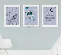 Quadro Infantil Astronauta