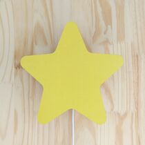 Luminária Infantil Estrela Amarela