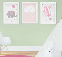 Quadro Infantil Elefante