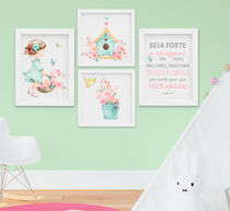 Quadro Infantil Jardim