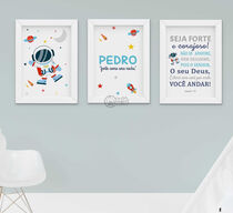 Quadro Infantil Astronauta