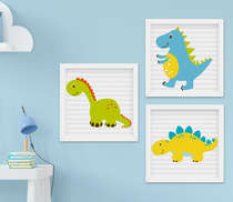 Quadro Infantil Dinossauro