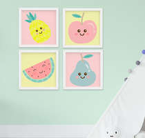 Quadro Infantil Doces 