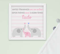 Quadro Infantil Elefante