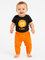 Kit 3 Peças Roupa De Bebe Menino Body E Calça Mijão Algodão Leão