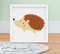 Quadro Infantil Quarto Bebê Animais Raposa Porco Espinho Guaxinim Kit 3 Peças