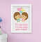 Quadro Infantil Bebê Menina Irmãs Nuvem Santo Anjo Kit 4 Peças